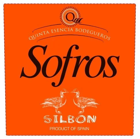 Etiqueta frontal Sofros Silbón 2012